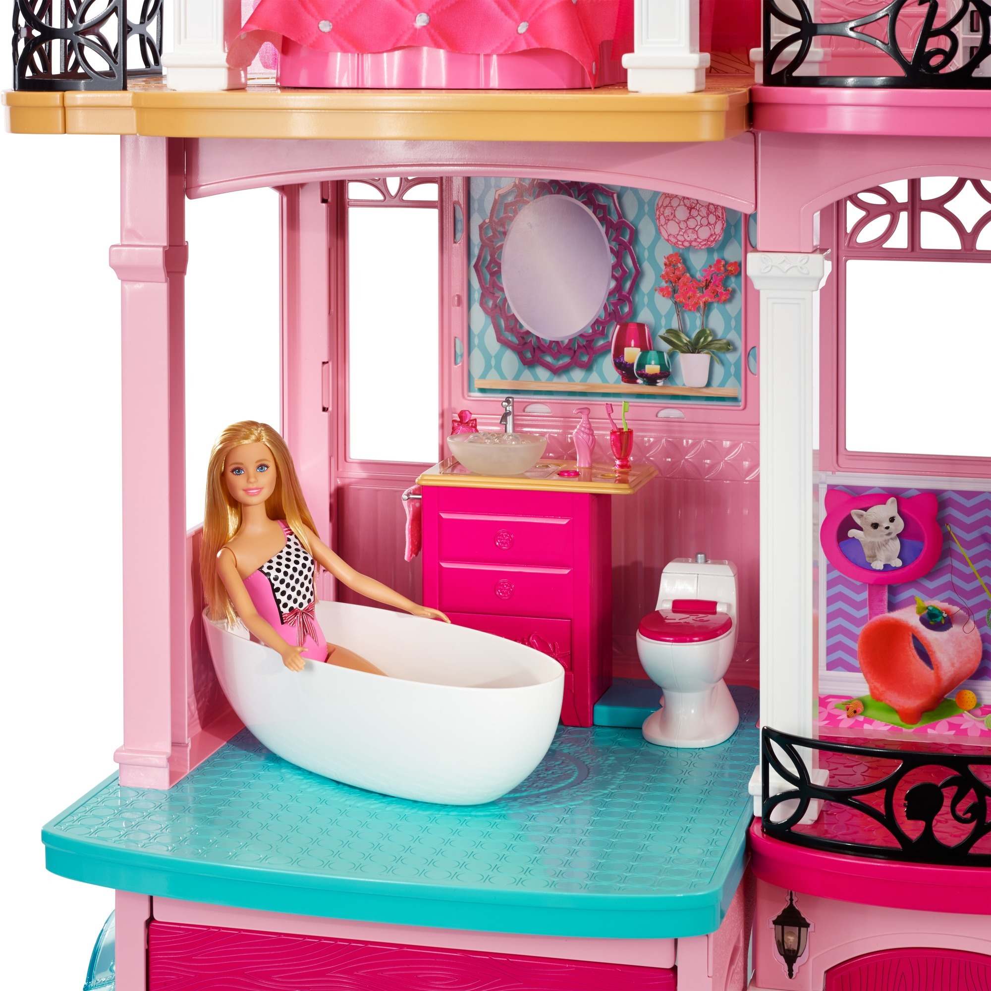 Домик для кукол Barbie FFY84 - фото 4