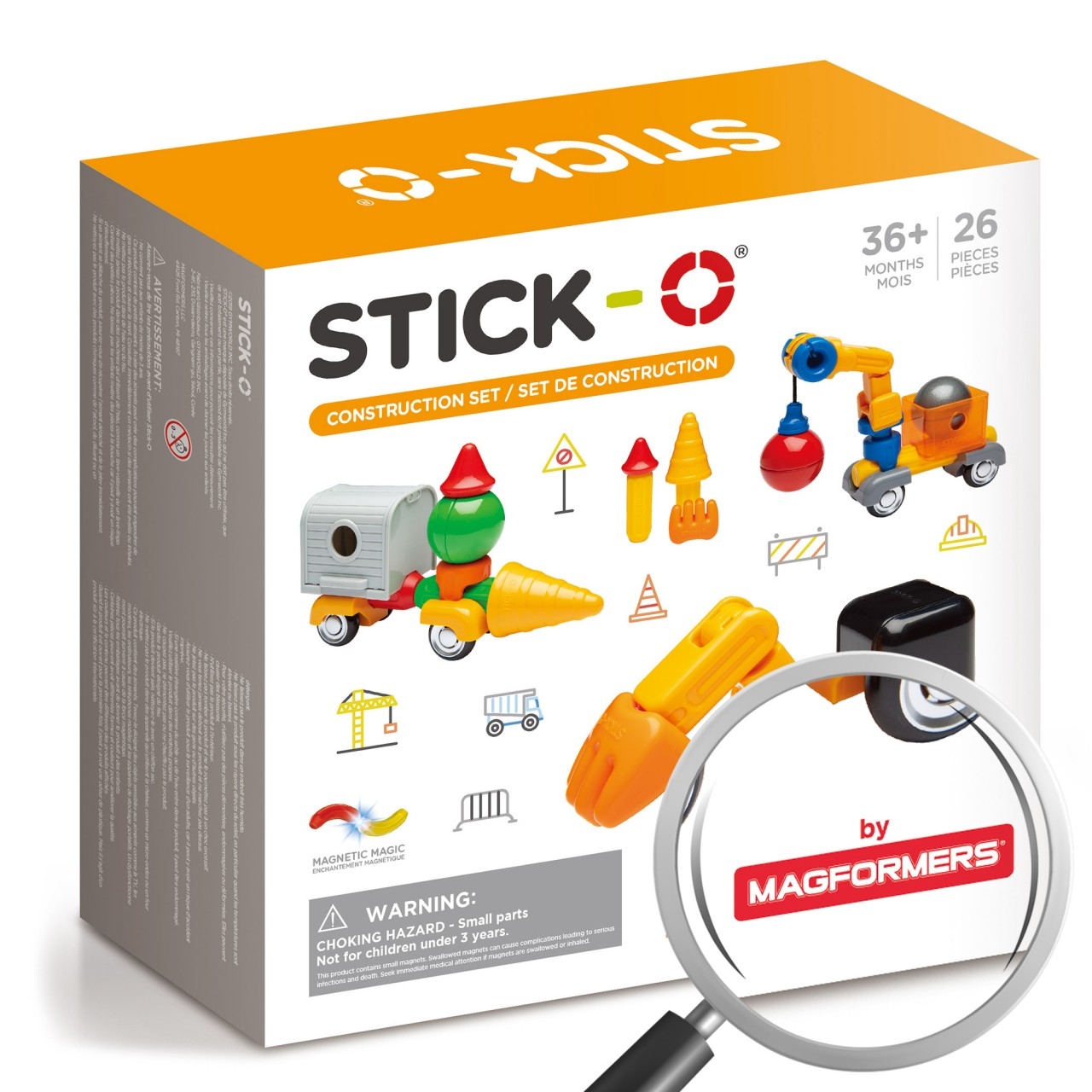 Конструктор STICK-O Construction Set 26 деталей - фото 18