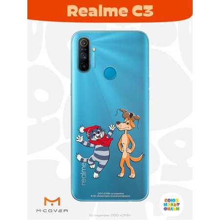 Силиконовый чехол Mcover для смартфона Realme C3 Союзмультфильм Приближения праздника