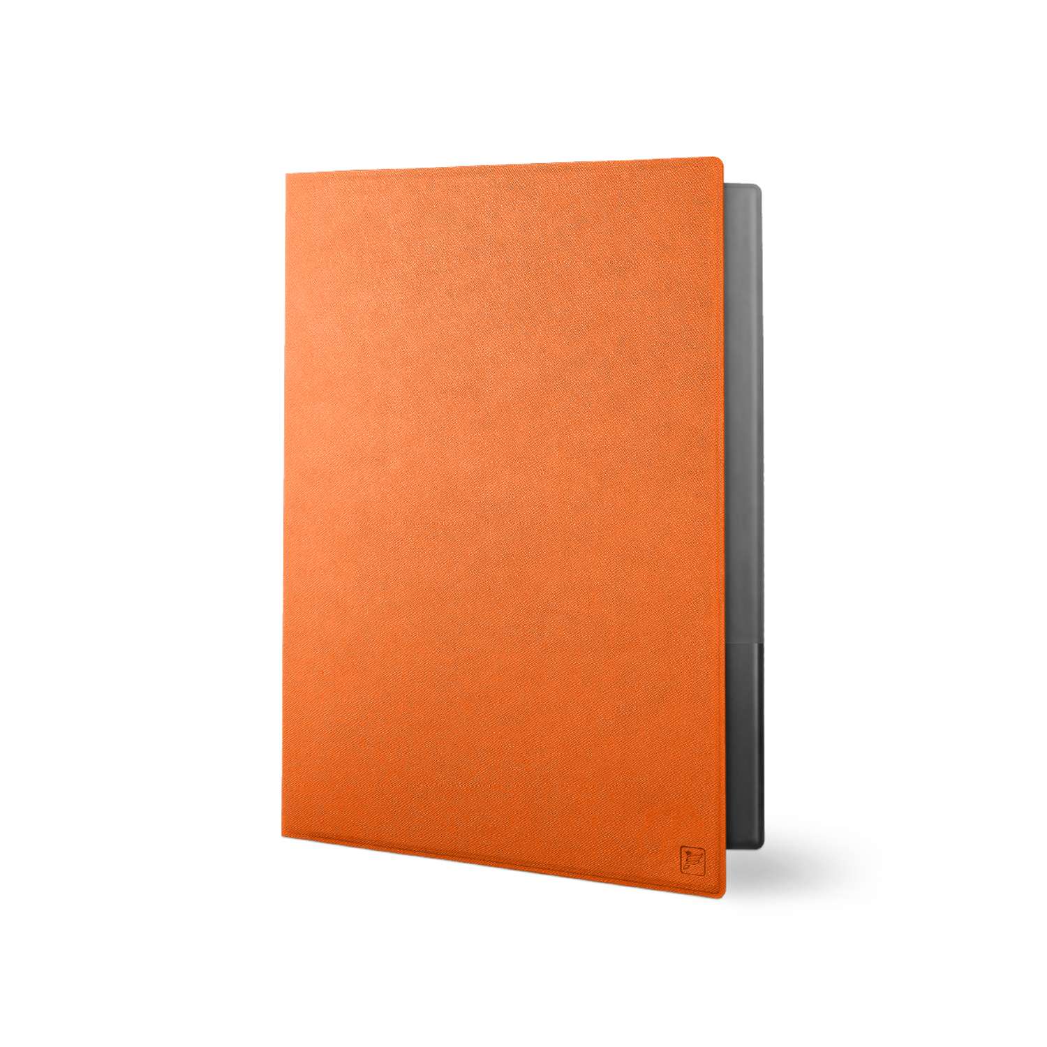 Папка классическая из экокожи Flexpocket формата А4 оранжевая - фото 1