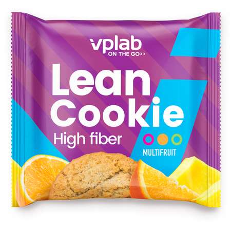 Печенье VPLAB Lean cookie мультифрукты 40г