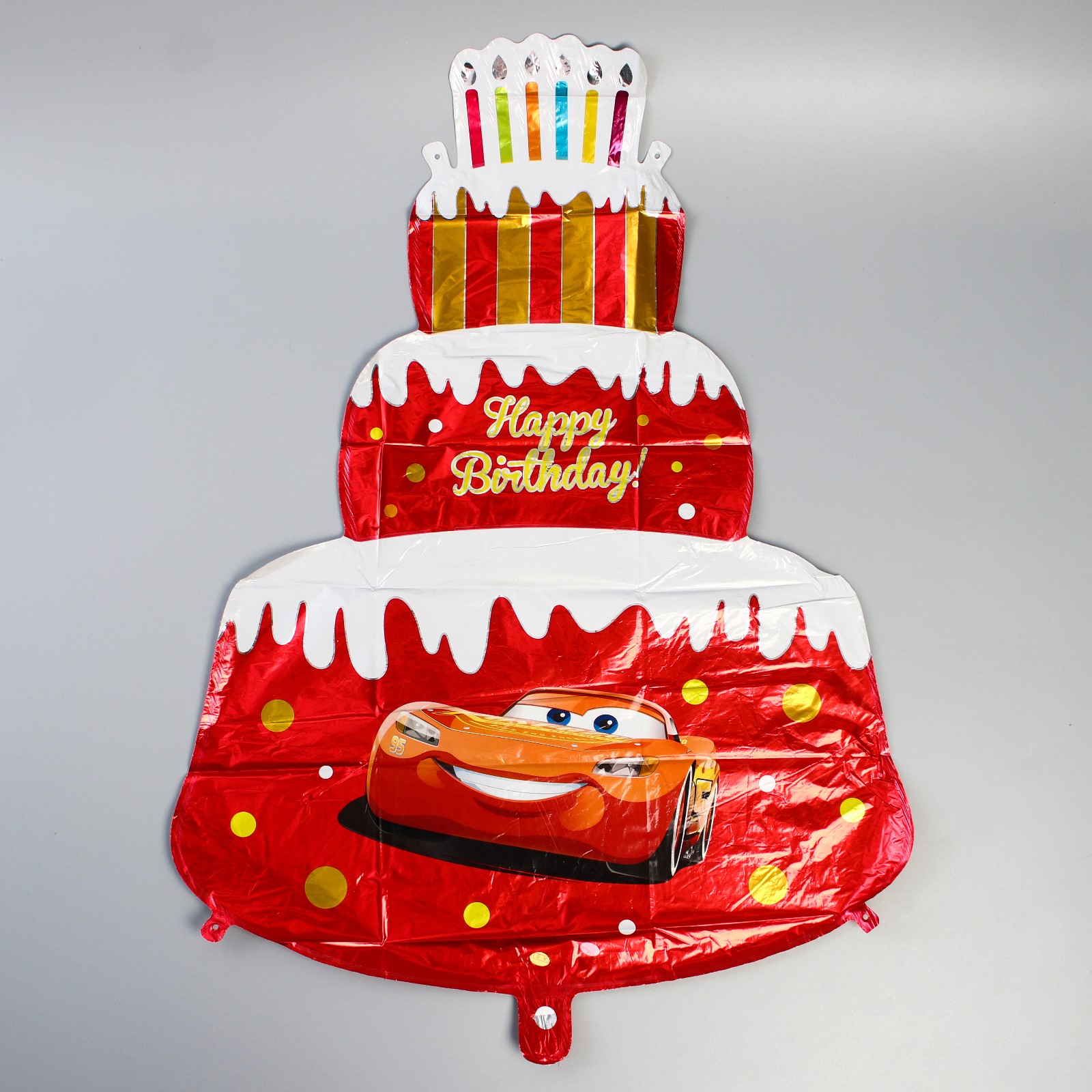Набор шаров Disney фольгированных Happy Birthday Тачки - фото 5