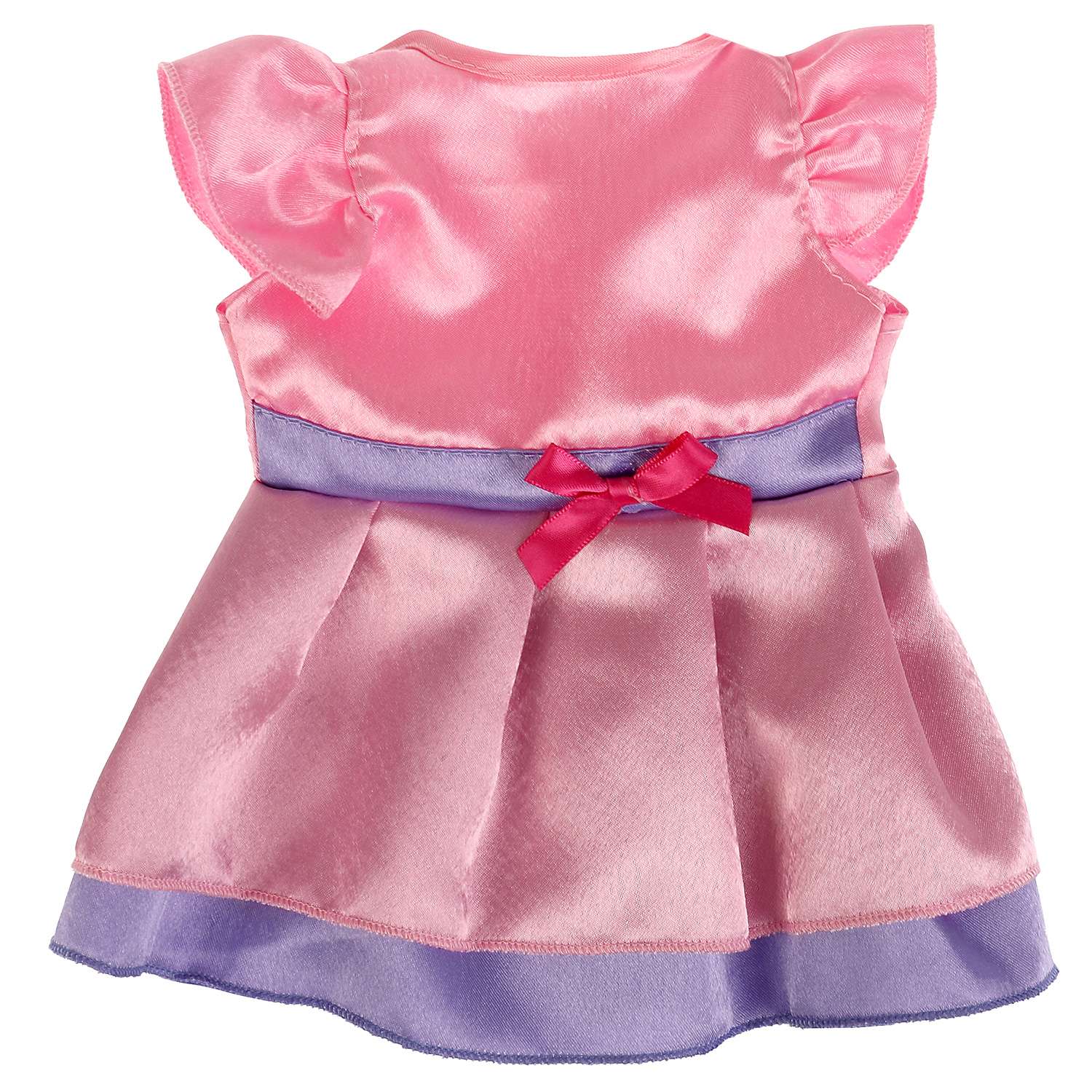 Одежда для кукол Карапуз 40-42 см платье розово-фиолетовое 334996 - фото 1