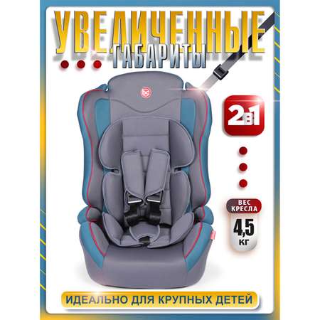 Автокресло BabyCare Upiter Plus голубой серый