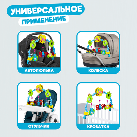 Развивающая игрушка-подвеска Baby and Kids Подвесная дуга в коляску ES56471