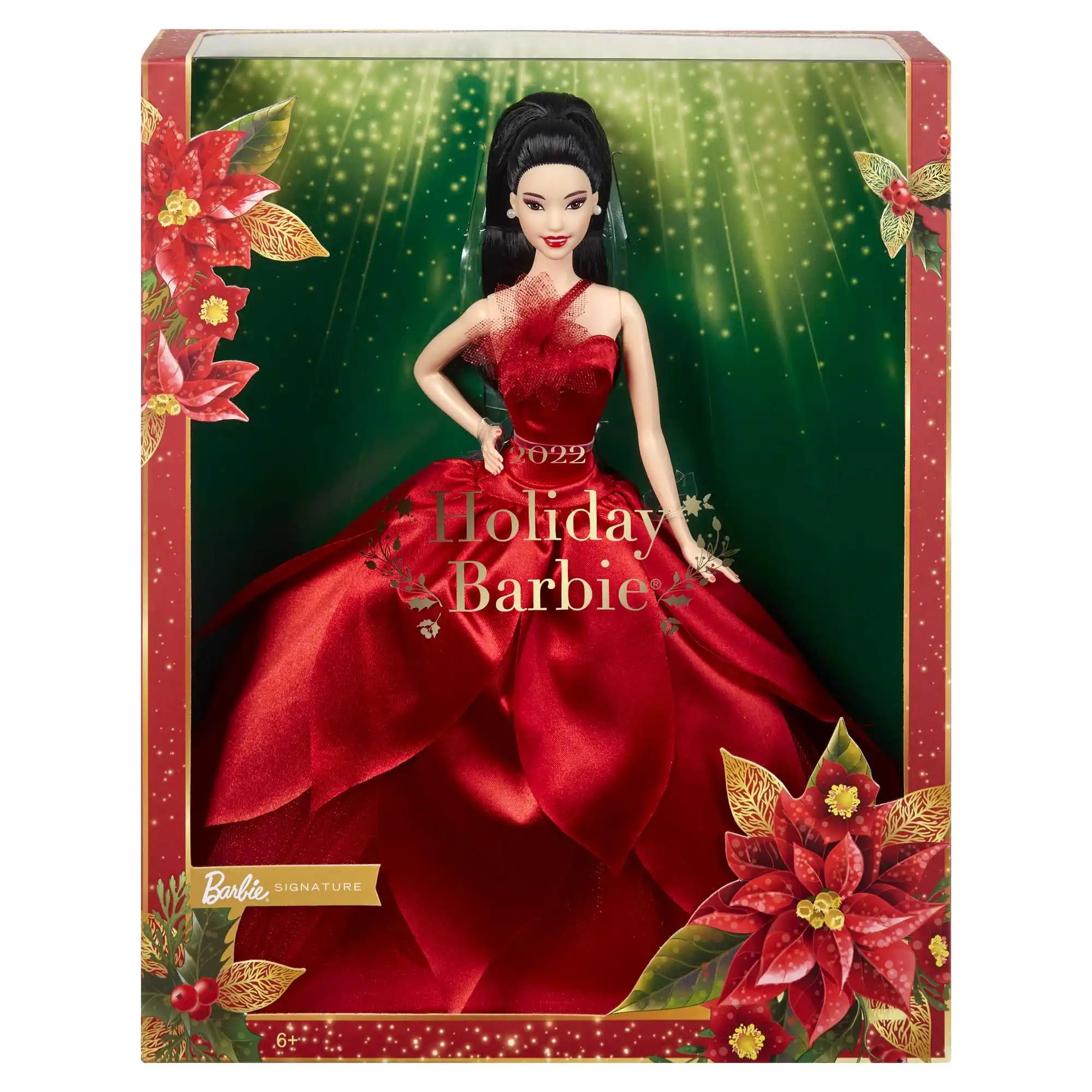 Кукла Barbie Signature 2022 Holiday HCC04 купить по цене 4999 ₽ в  интернет-магазине Детский мир