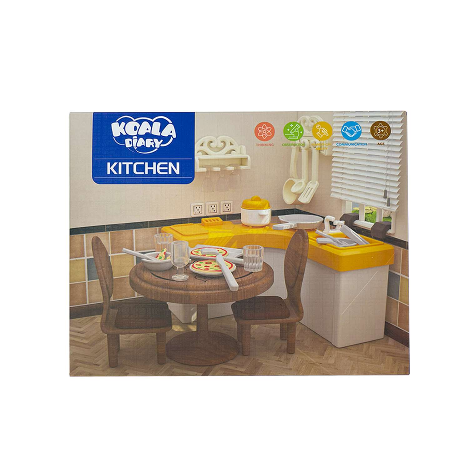 Игровой набор SHARKTOYS Игрушечная мебель для куклы Кухня 38 предметов 1040000011 - фото 3