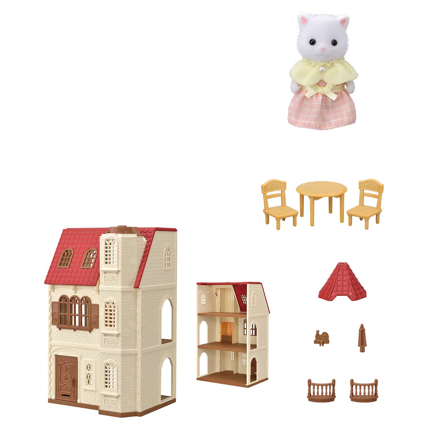 Набор Sylvanian Families Трехэтажный дом с флюгером 5400 - фото 5