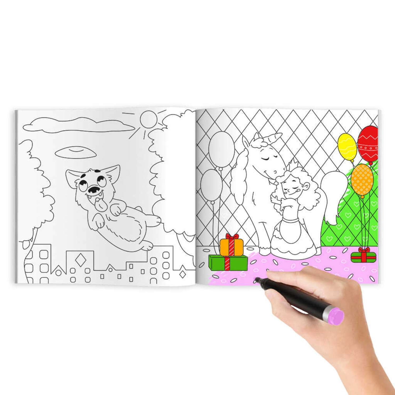 Раскраска ФЕНИКС+ с узорами Волшебные рисунки Для девочек - фото 3