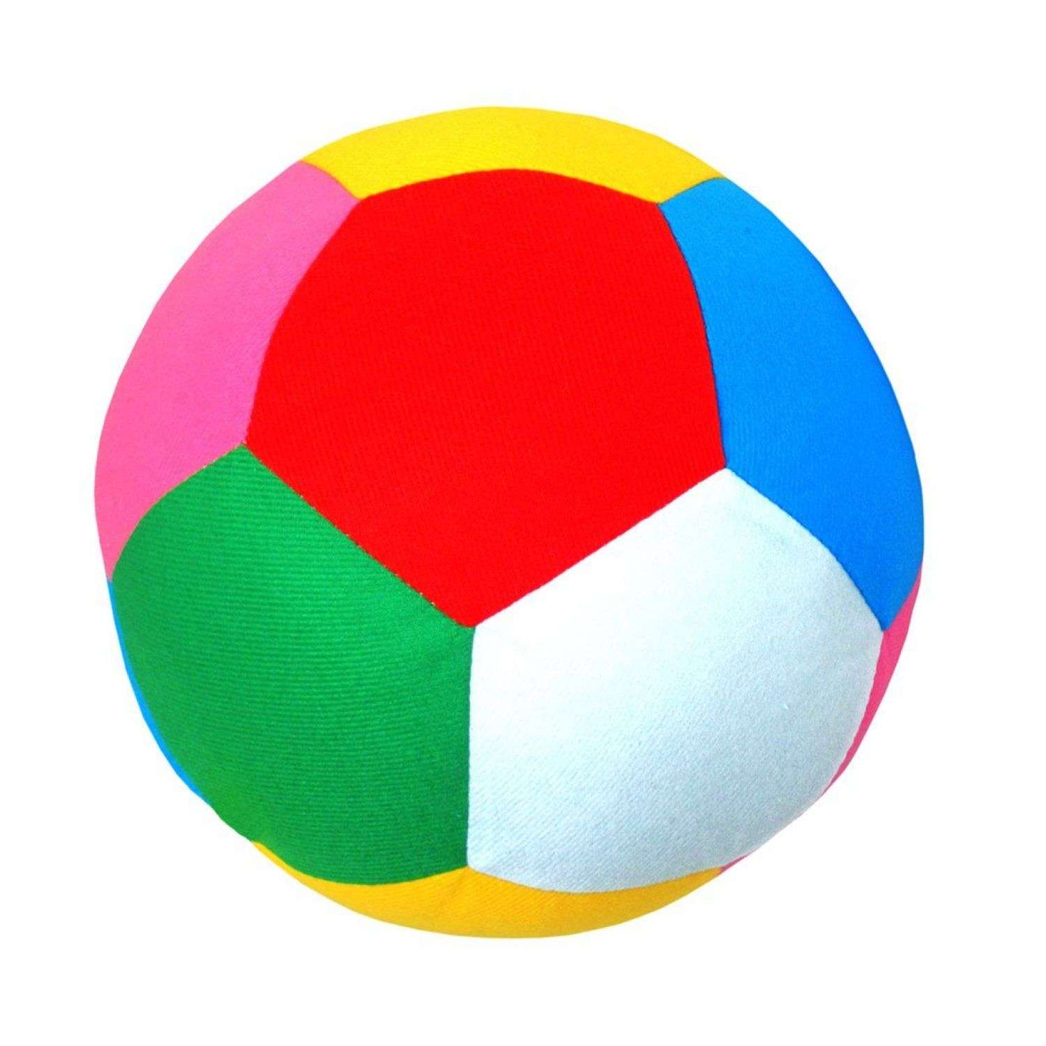 Мягкая игрушка Учитель Футбольный мяч с погремушкой внутри 13 см - фото 1