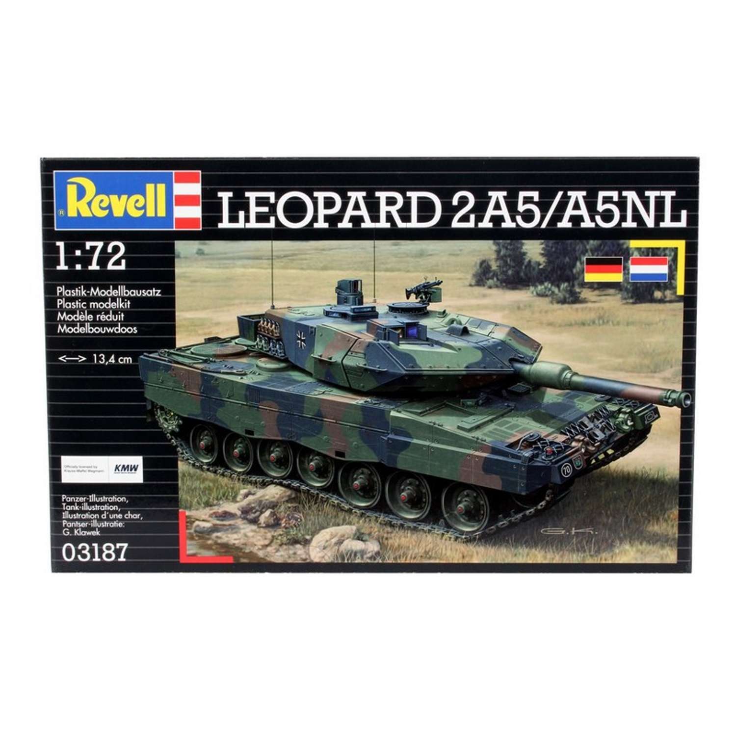 Танк Revell Леопард 2A5 A5NL 3187 - фото 1
