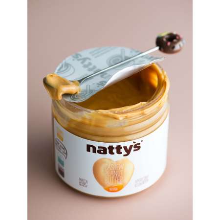 Паста кешью - арахисовая Nattys Nouga с мёдом 325 г