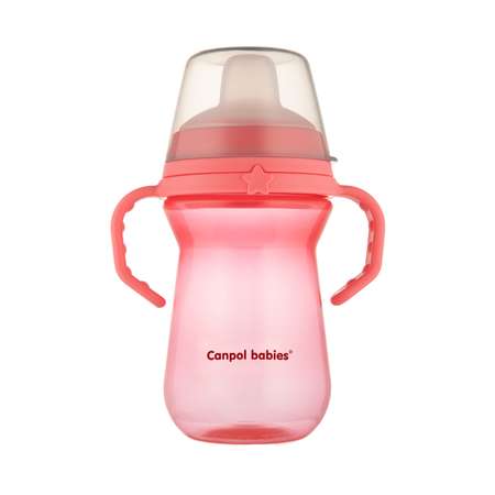 Поильник Canpol Babies First cup 250мл с 6месяцев Розовый