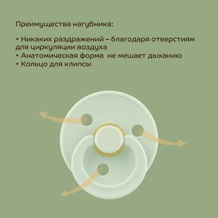 Пустышка Lubby латекс от 0 мес.