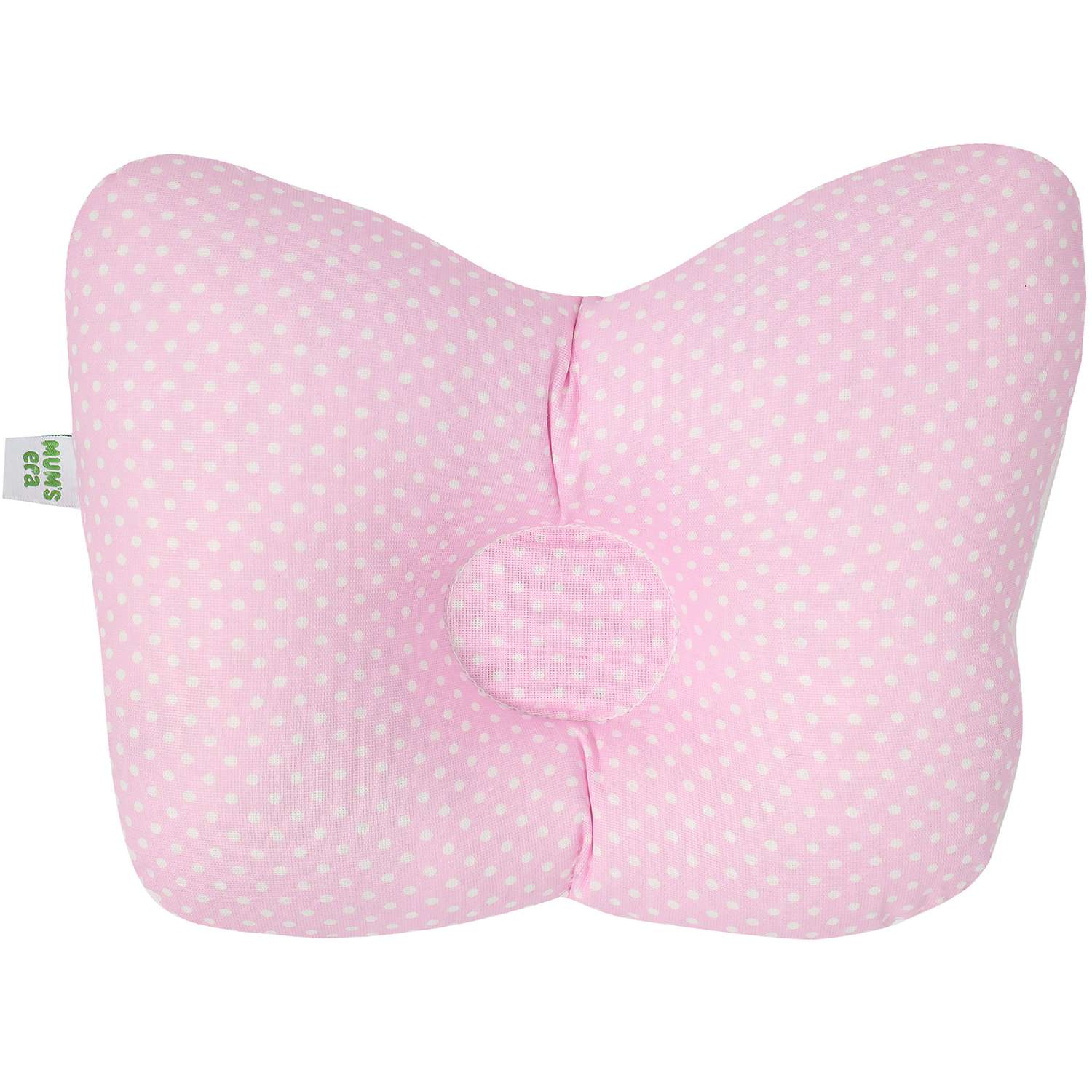 Подушка для новорожденных Mums Era ортопедическая розовая - фото 1
