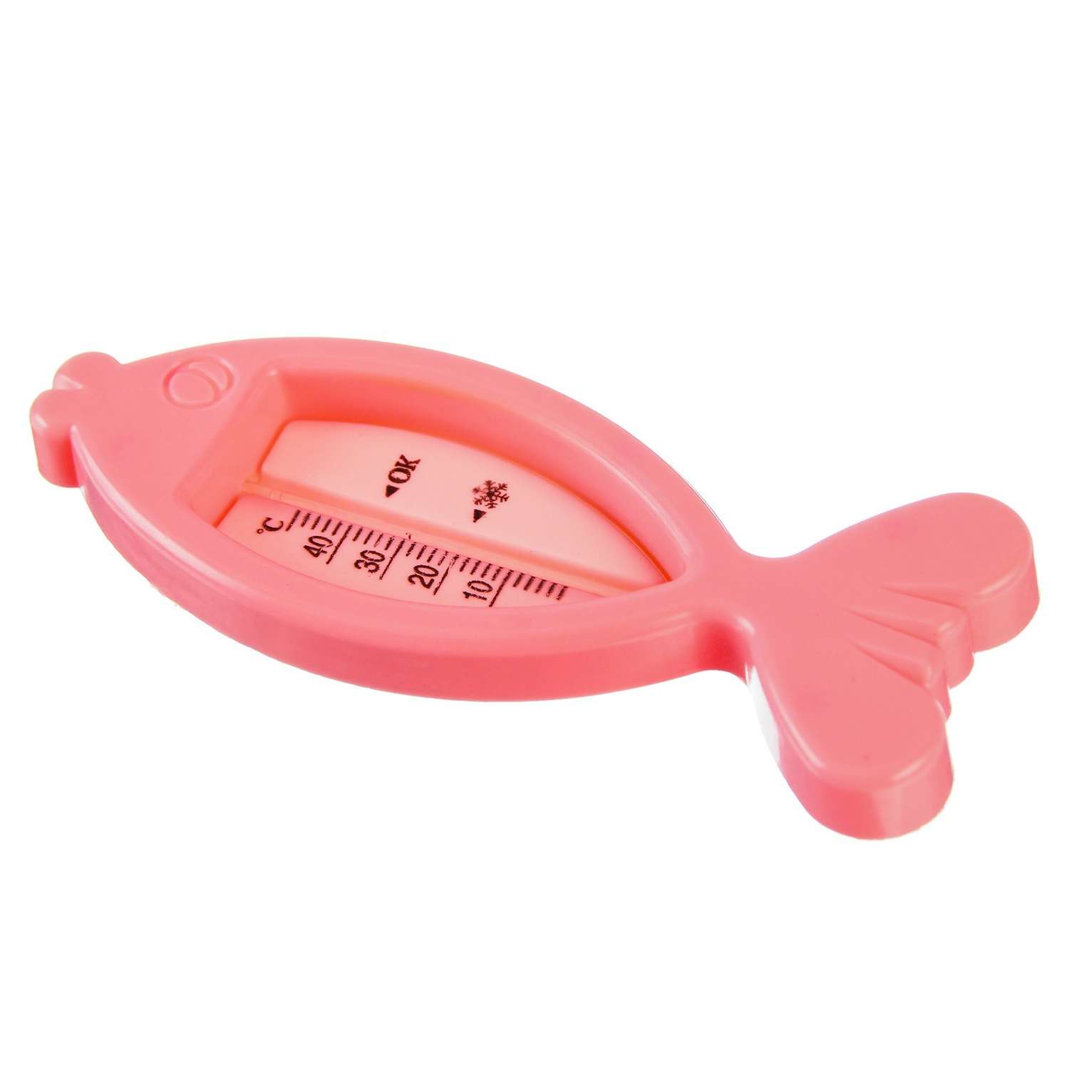 Термометр Крошка Я для ванной Рыбка цвет розовый - фото 2