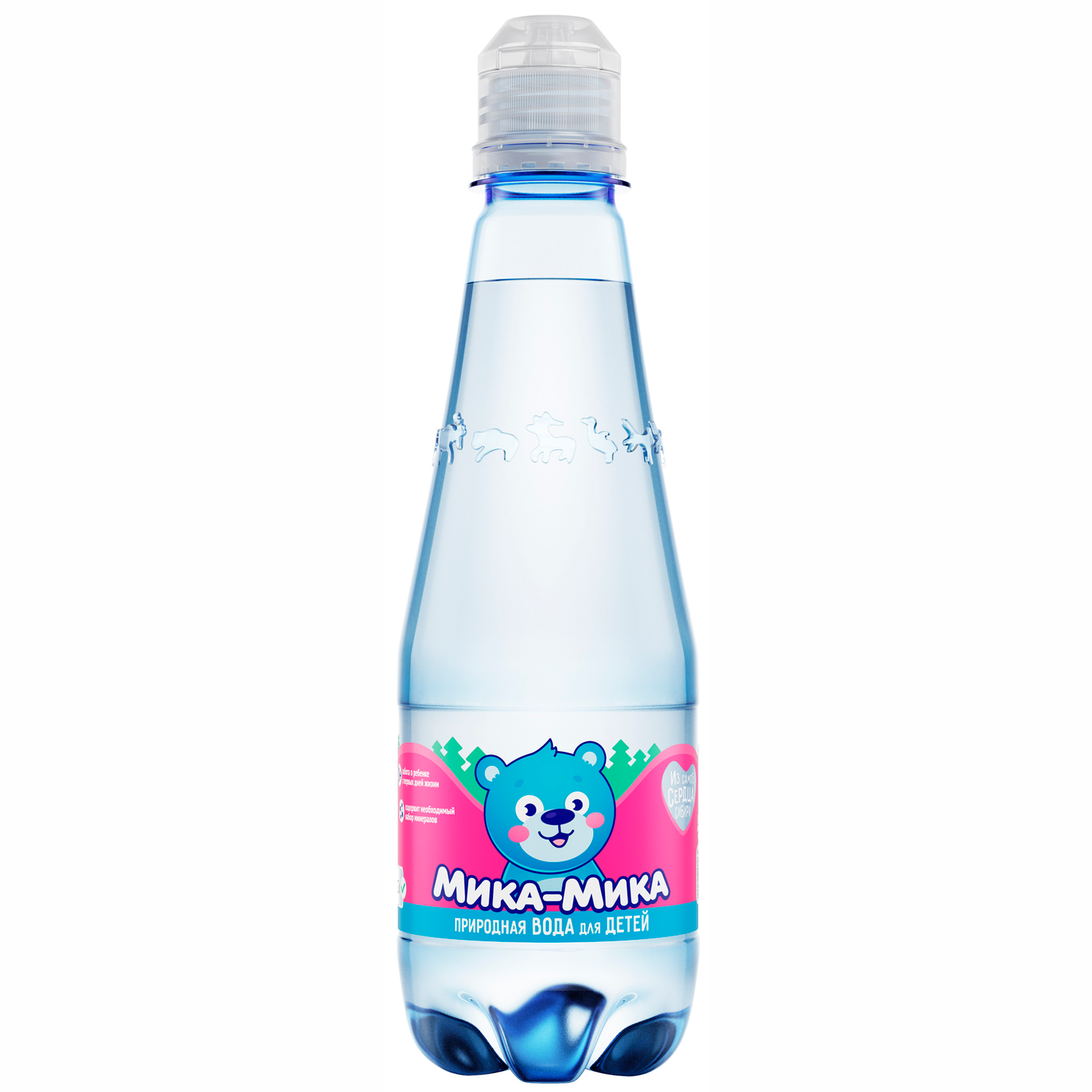 Вода питьевая Мика-Мика Природная для детей 0.33 литра / 12шт в упаковке - фото 1