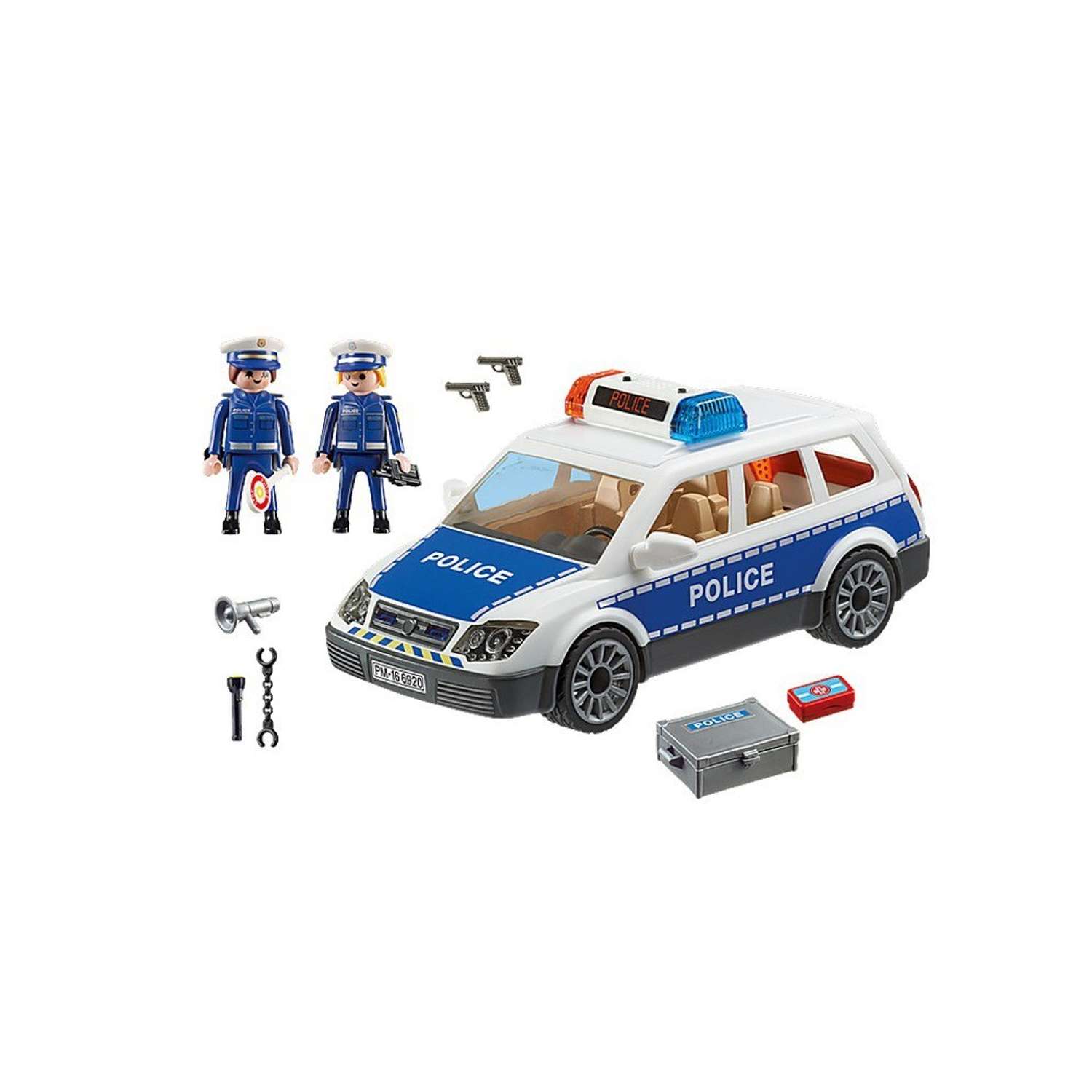 Конструктор Playmobil полицейская машина со светом и звуком - фото 2