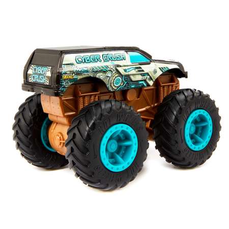 Машина Hot Wheels Monster Trucks Бэш Апс Кибер Крашер GCF97