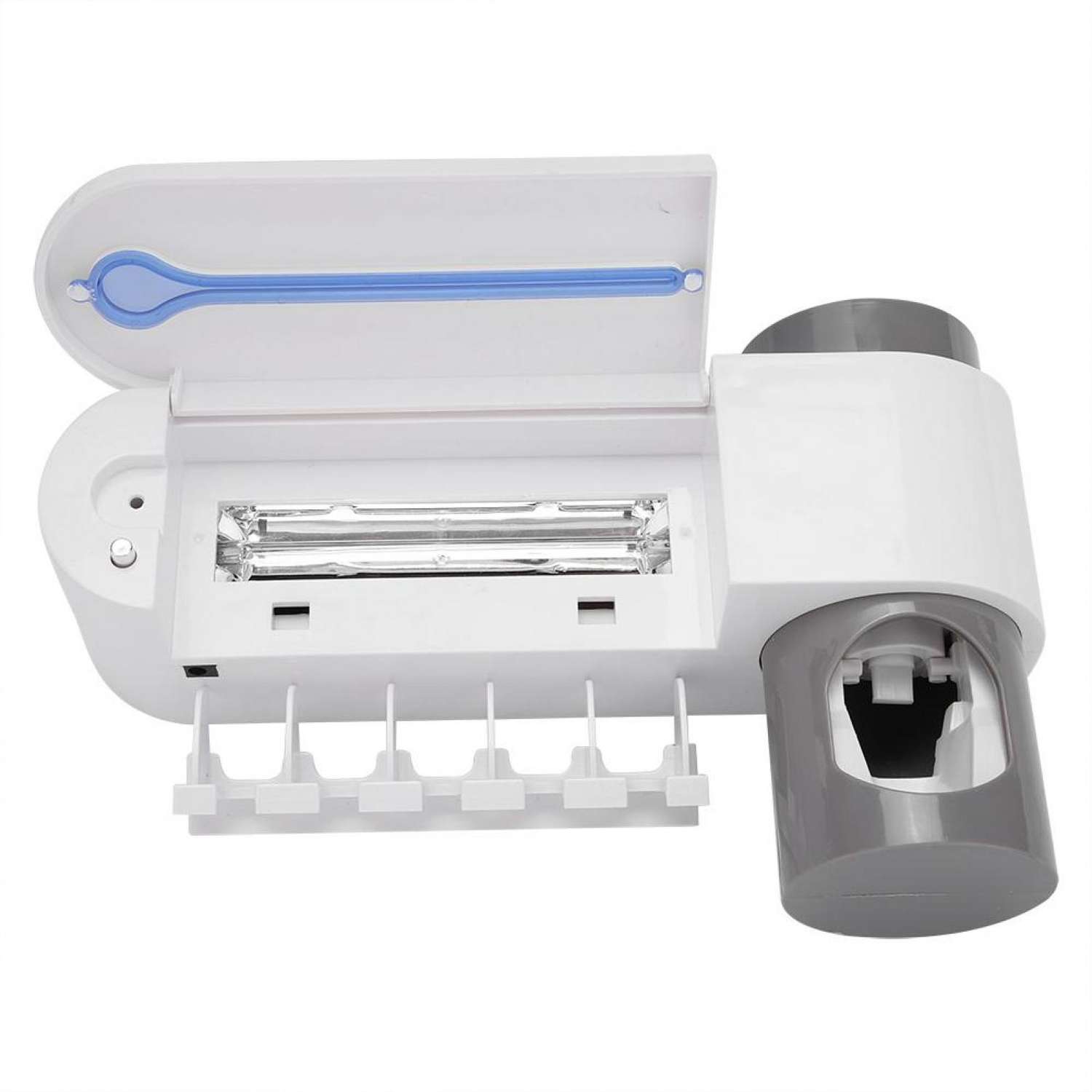 Диспенсер зубной пасты Beroma с антибактериальным светильником для щеток - фото 2