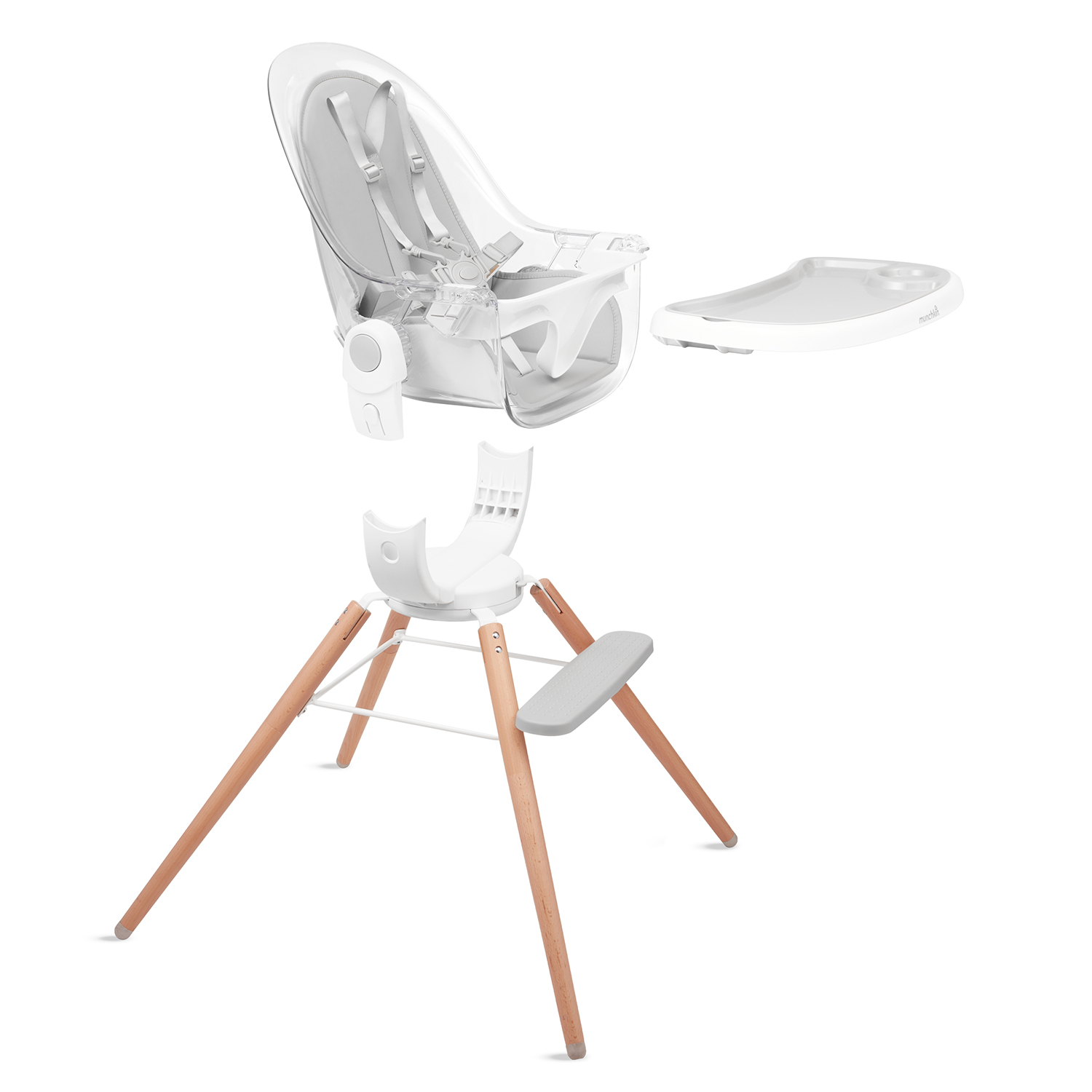 Стульчик для кормления Munchkin 360 Cloud High Chair - фото 7