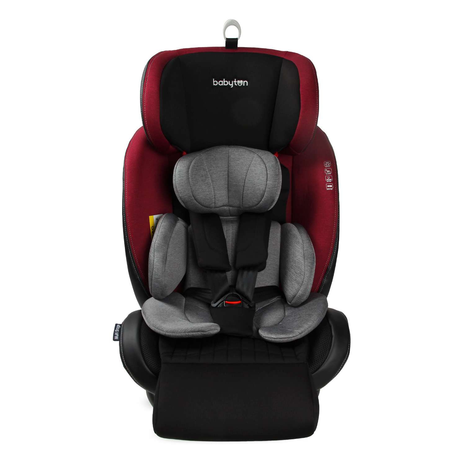 Автокресло Babyton Multi-Stage 0+/1/2/3 Isofix Black-Red - фото 10