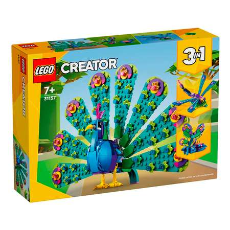 Конструктор детский LEGO Creator 3-in-1 Экзотический павлин