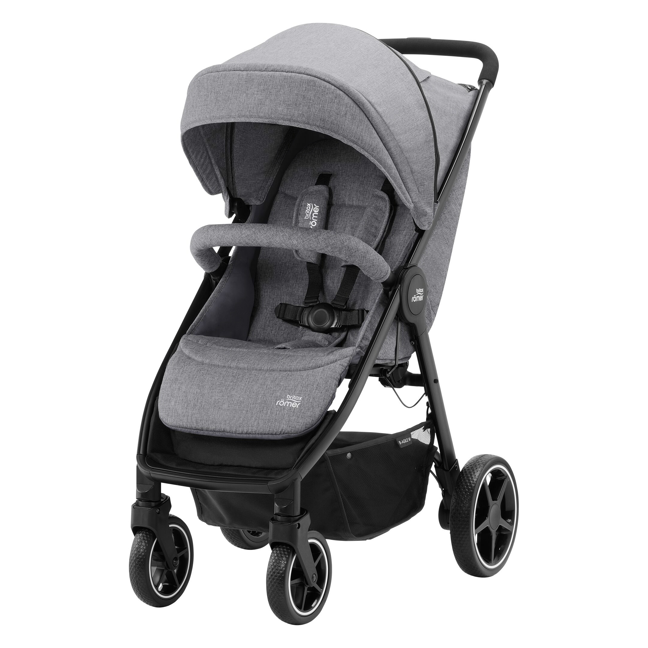 Коляска Britax Roemer B-Agile M Elephant Grey - фото 1