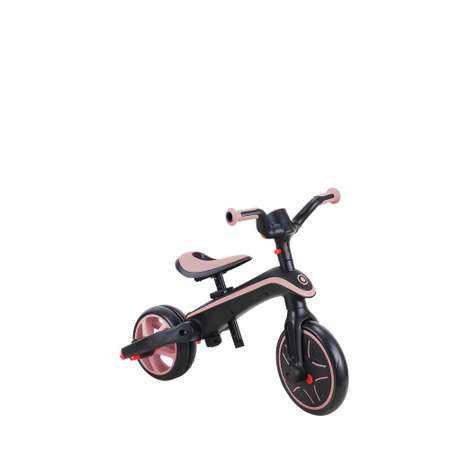 Велосипед-беговел Globber Trike Explorer Foldable 4 в 1 светло-розовый