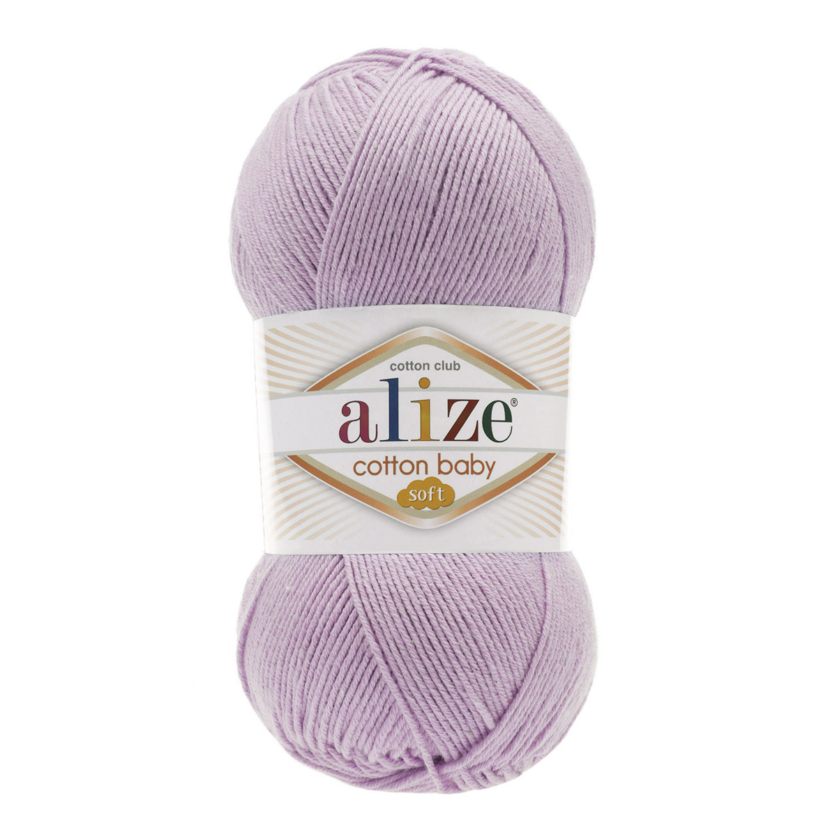 Пряжа для вязания Alize cotton baby soft 100 гр 270 м мягкая плюшевая xлопок aкрил 27 лиловый 5 мотков - фото 7