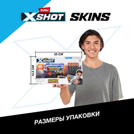 Набор для стрельбы X-Shot Skins Menace Sonic в ассортименте 36679