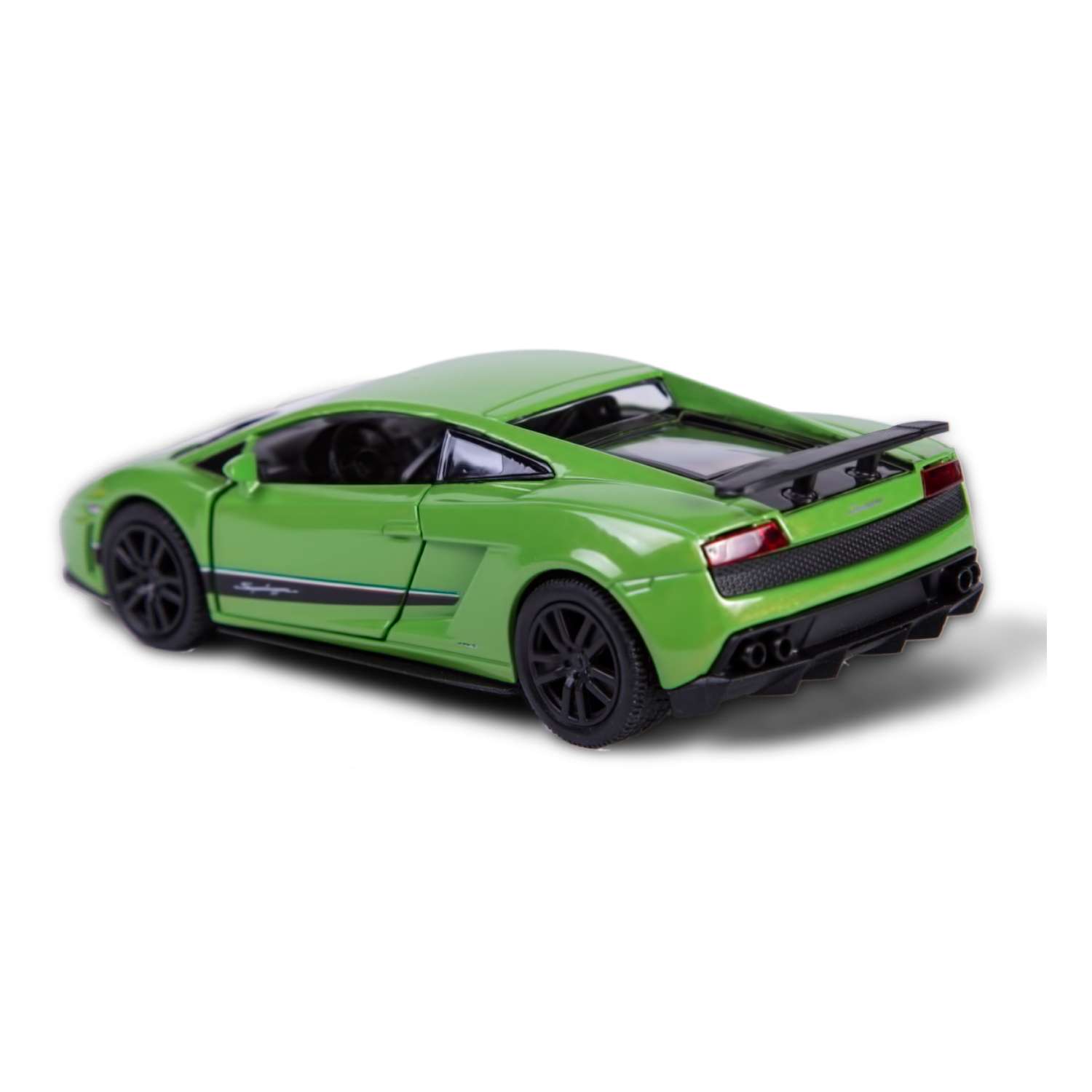 Машина Mobicaro 1:32 Lamborghini Gallardo Зеленая 544998 - фото 5