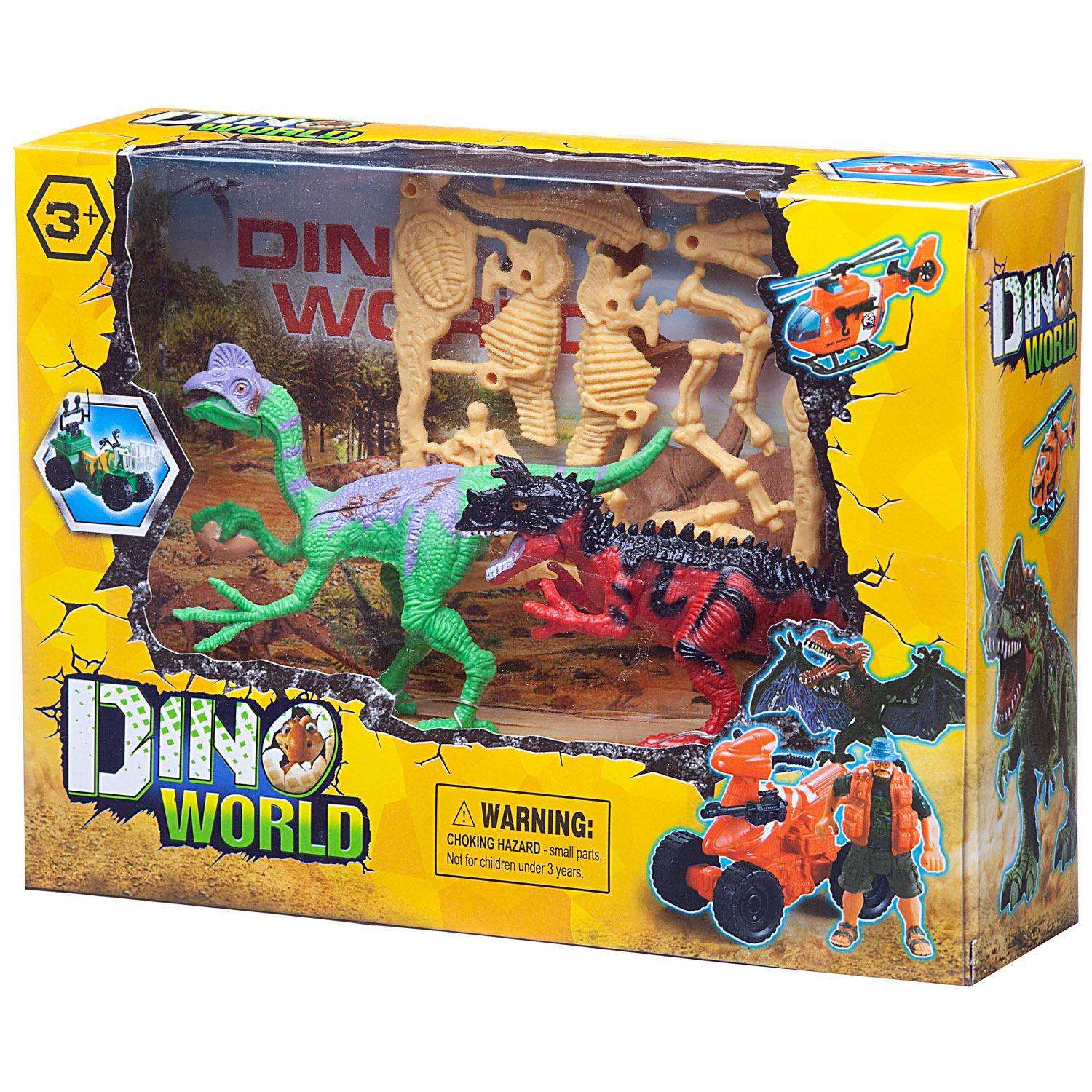 Игровой набор Junfa Мир динозавров 2 штуки и аксессуары - фото 2