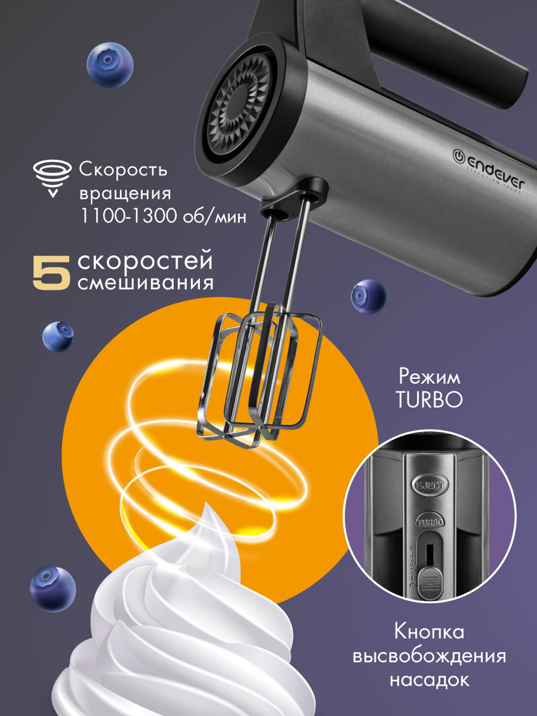 Ручной миксер ENDEVER SIGMA-07 - фото 4