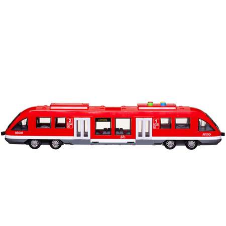 Трамвай ABTOYS фрикционный длина 44 см красный