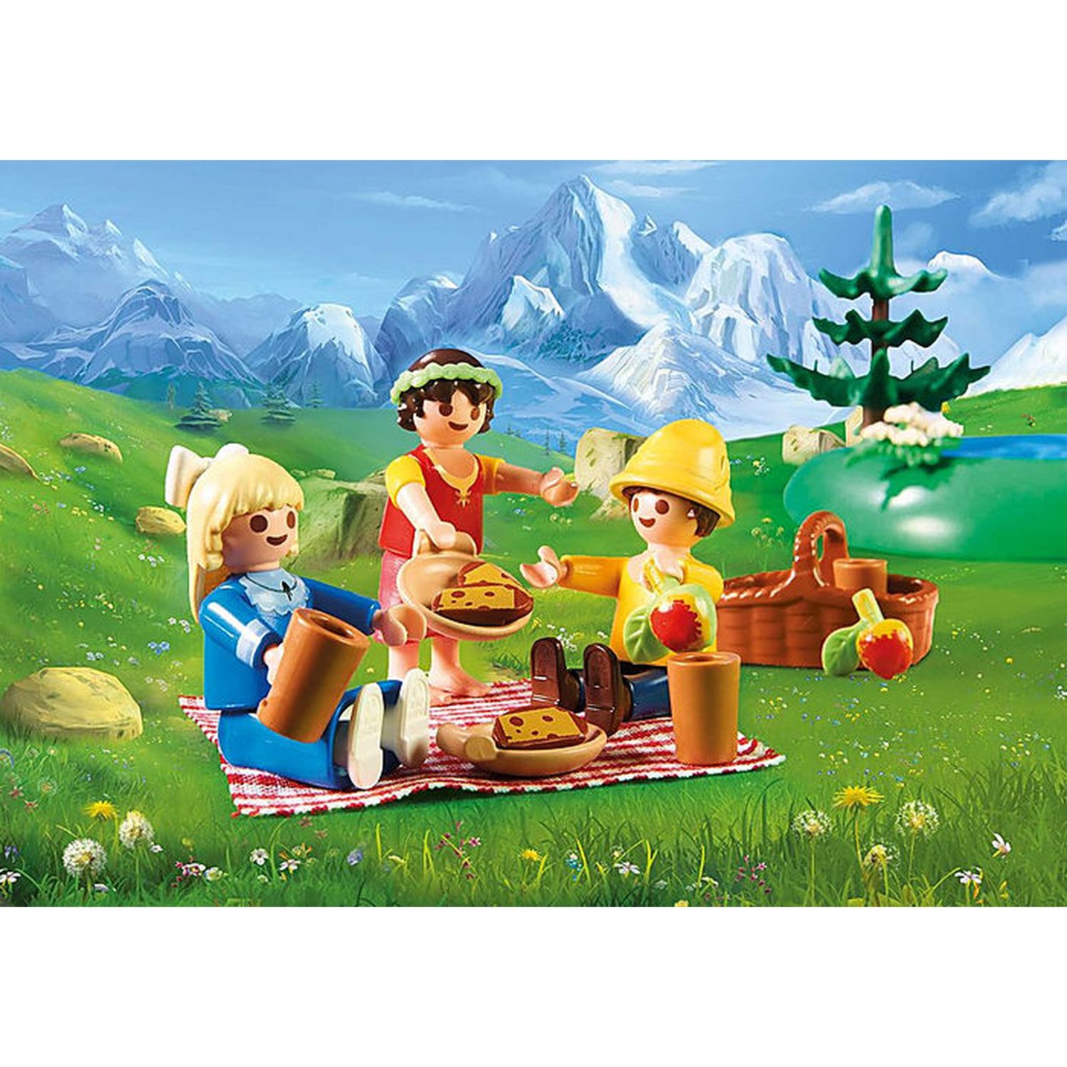 Конструктор Playmobil Кристальное озеро Зимняя страна чудес Хайди - фото 4