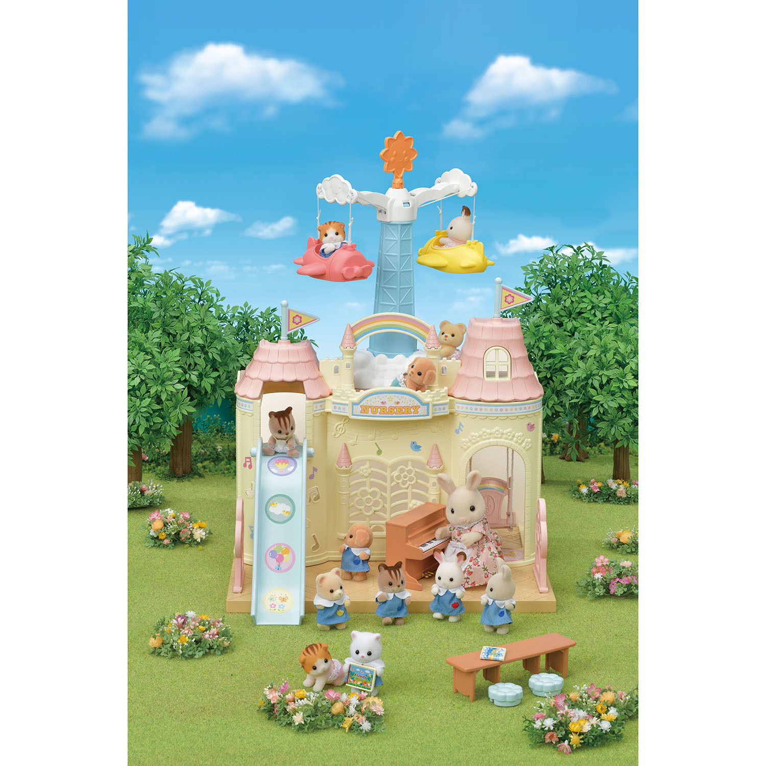 Набор Sylvanian Families Игровая площадка Веселые самолетики 5334 - фото 9