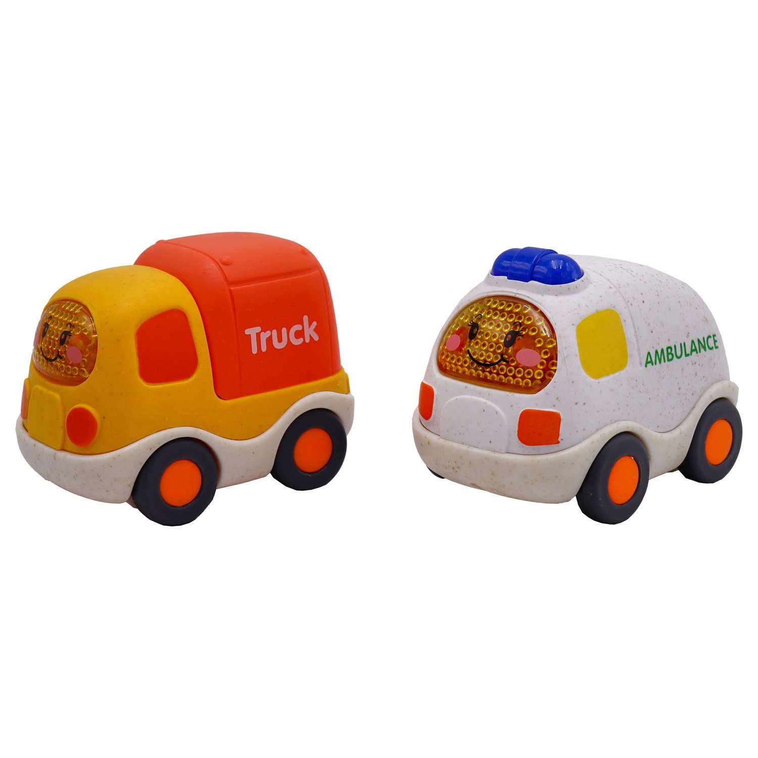 Игрушка Funky Toys Эко-машинка грузовик с 2 машинками Синий 30 см FT0416362 - фото 5