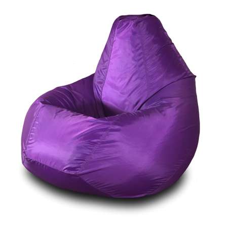 Кресло-мешок Пазитифчик Груша 130х85 см фиолетовый