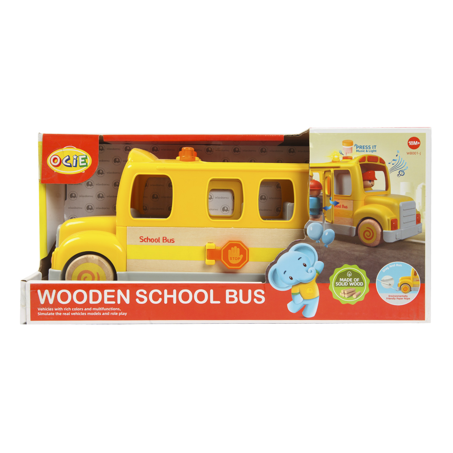 Игрушка Wanborns Школьный автобус WB001-J - фото 7