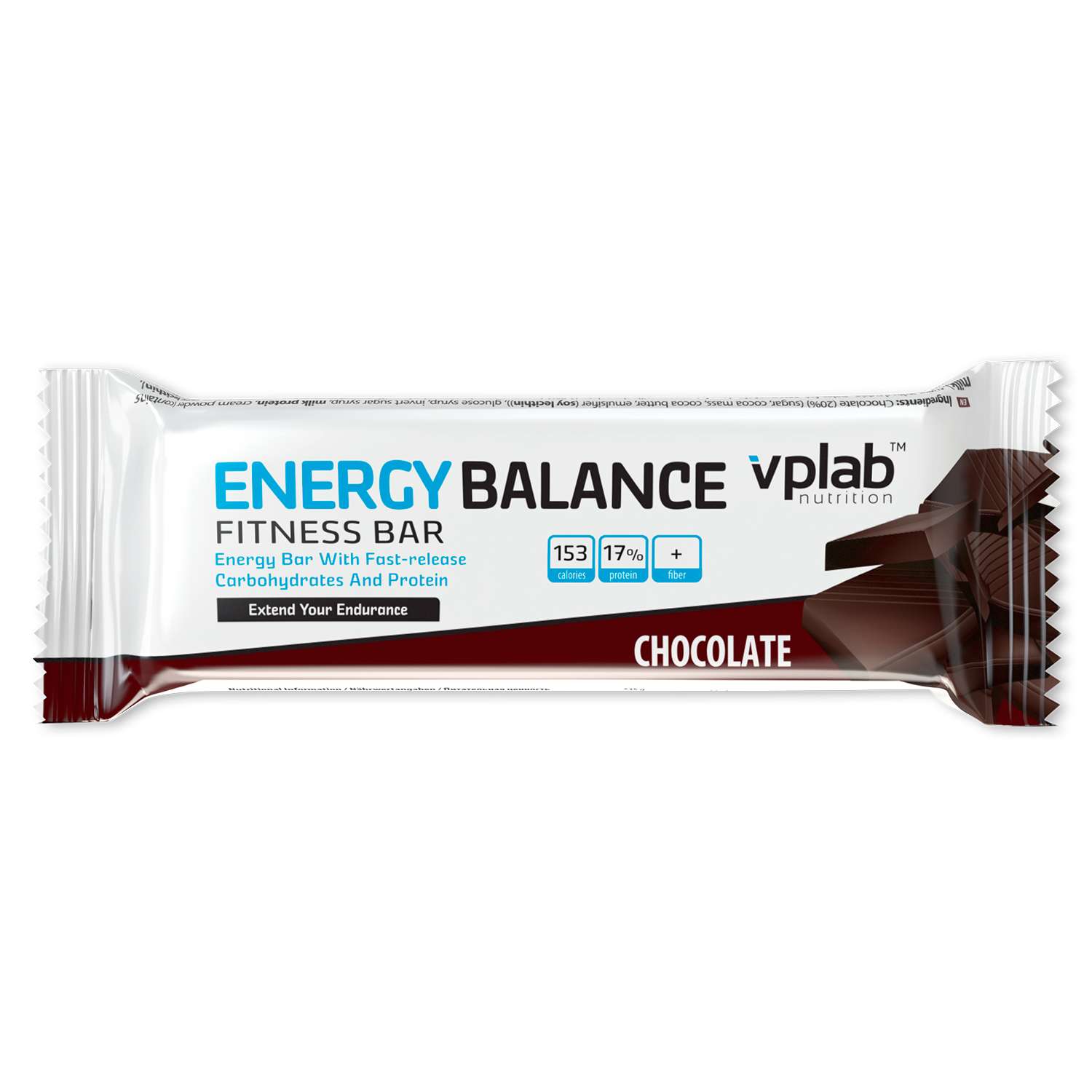 Батончик VPLAB Energy Balance Bar шоколад 35г - фото 1