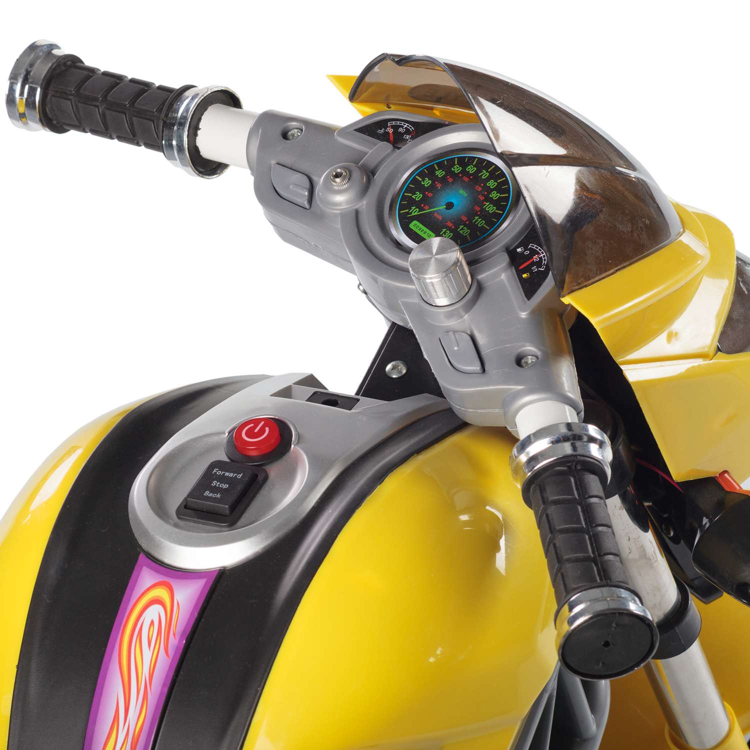 Мотоцикл BABY STYLE на аккумуляторе желтый - фото 5