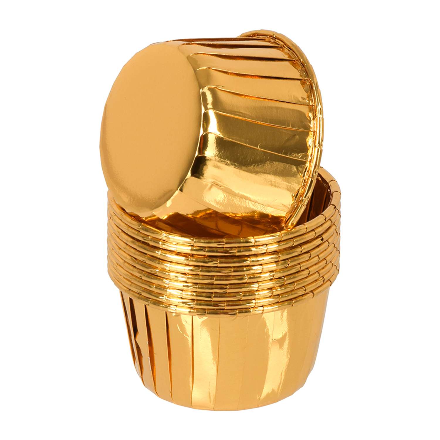 Форма фольгированная Marmiton круглая 7х35 см 10 шт золото - фото 1