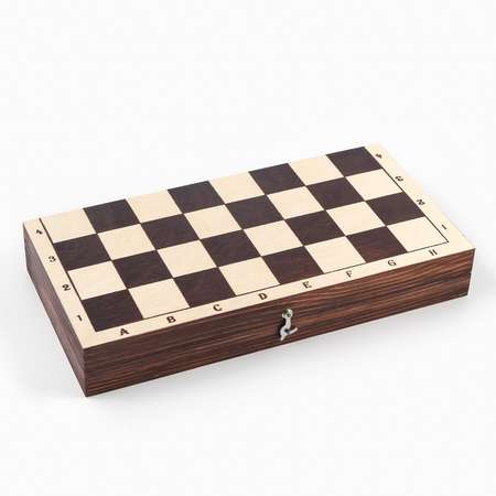 Шахматы Sima-Land обиходные 29 х 29х4 3 см темная доска фигуры лак