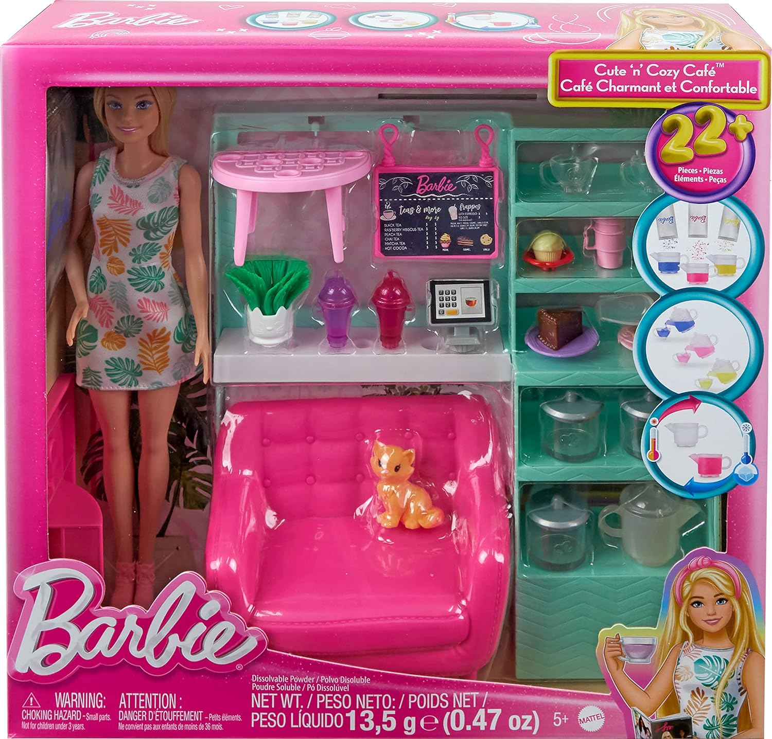 Кукла модельная Barbie Кафе HKT94 - фото 6