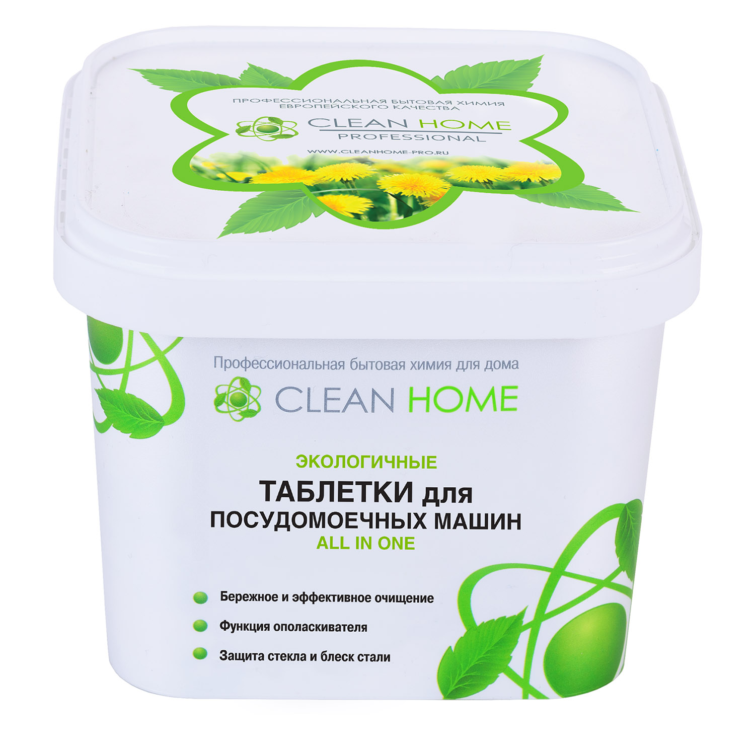 Таблетки для мытья посуды Clean Home в посудомоечных машинах 30 шт - фото 1