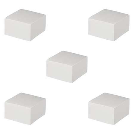 Блок для записей Attache Economy на склейке 9х9х5см белый блок 5 штук