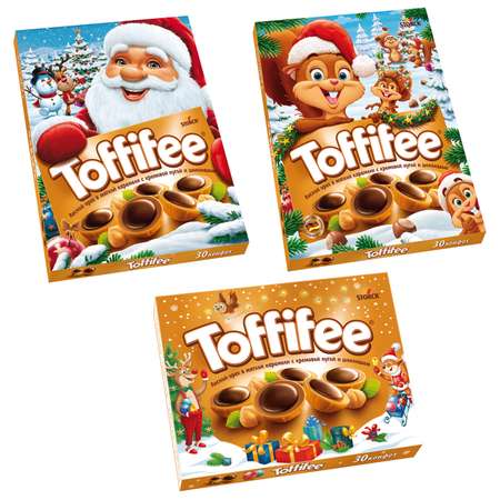 Набор конфет Toffifee Новогодний 250г в ассортименте