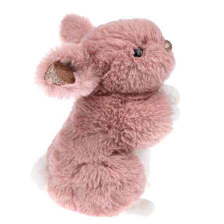 Мягкая игрушка Fluffy Family Зайка 20 см розовый