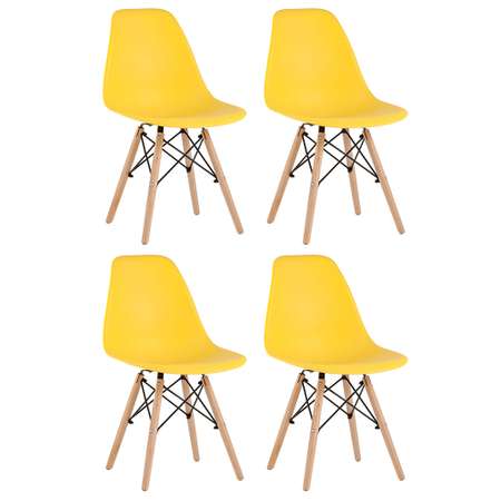 Комплект стульев Stool Group DSW Style желтый